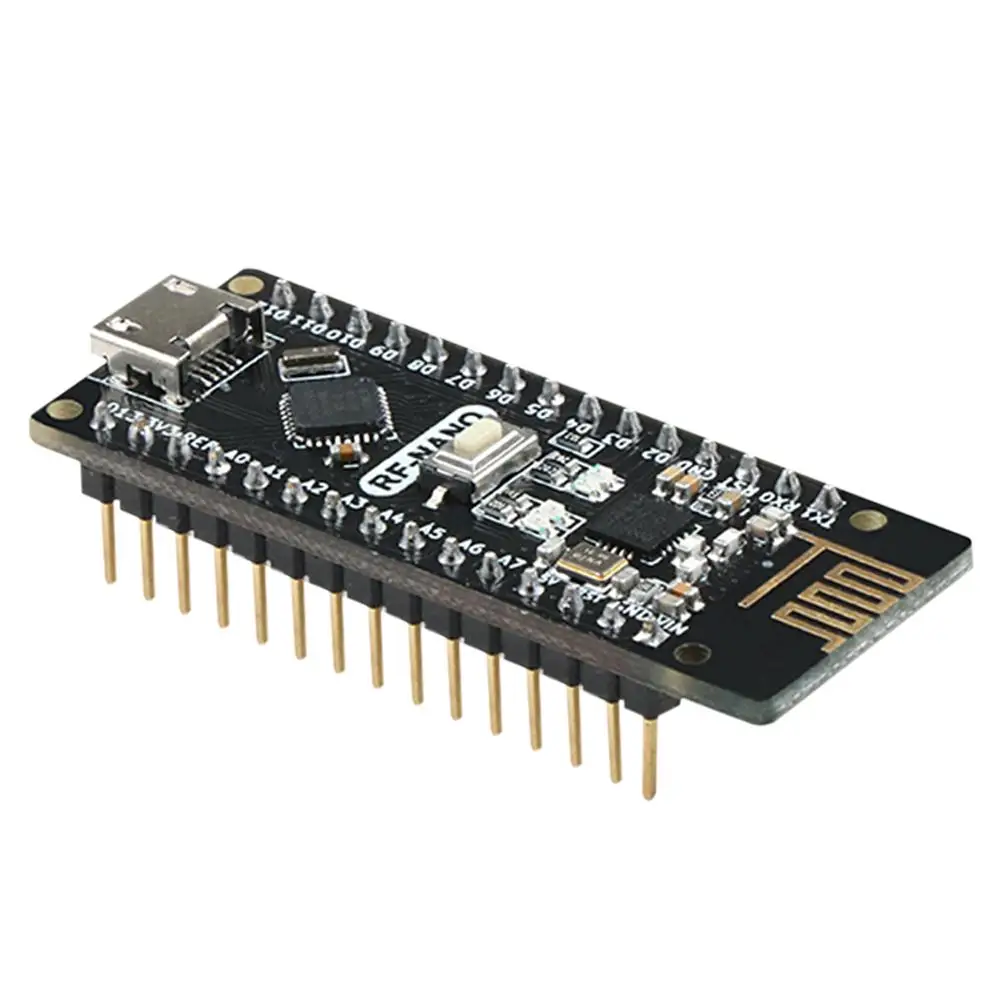 NRF24L01 + 2 4G беспроводной модуль Arwino NANO V3.0 = RF Nano интегрированная плата с USB