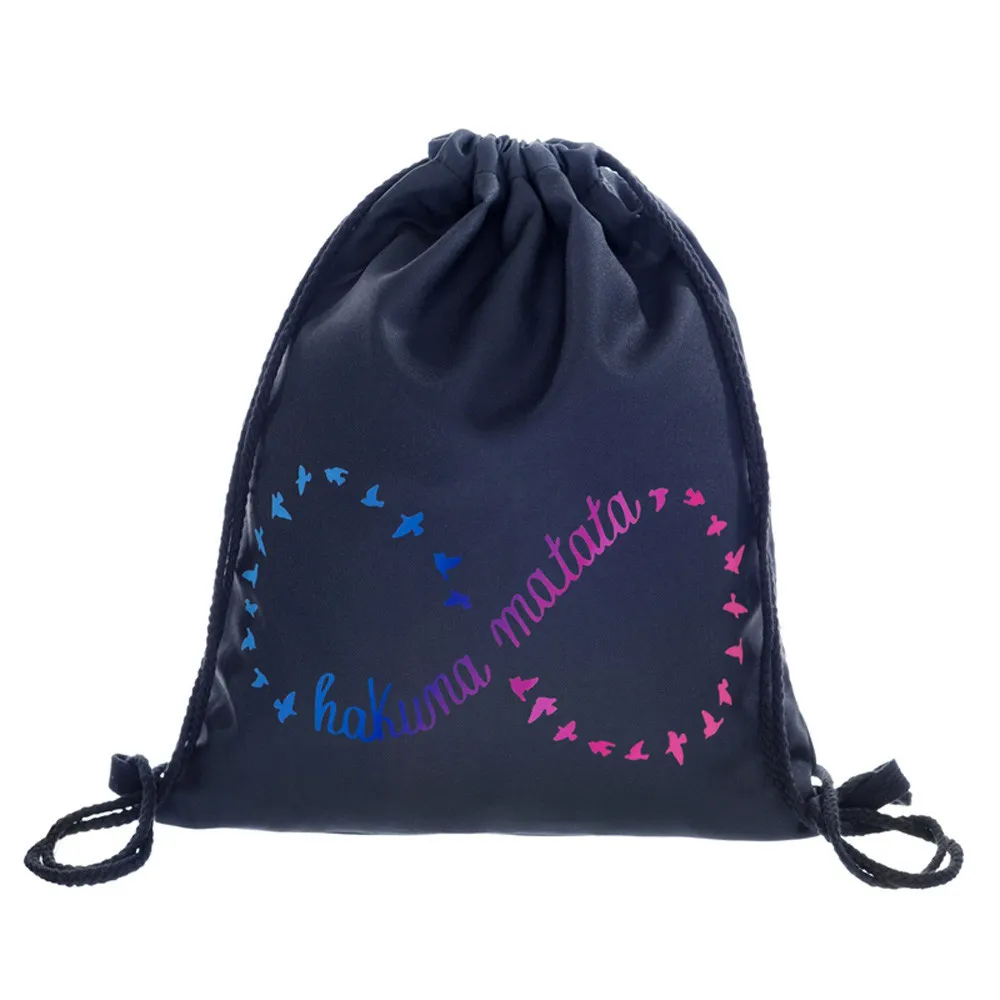 Xiniu модный бренд унисекс школа storge 3D печать сумки для женщин Drawstring сумка