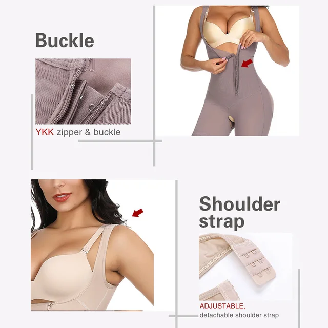 Feelingirl Fajas Colombianas Full Body Shaper Waist Trainer Tummy Modeling Strap Slimming Girdle Shapewear Corrective Underwear