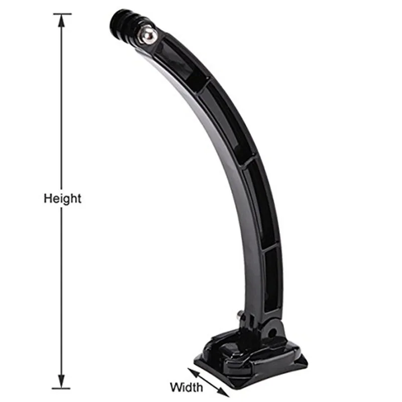 Аксессуары для Go Pro удлинитель велосипедного шлема передняя крепление Gopro Hero 4 3 + 2