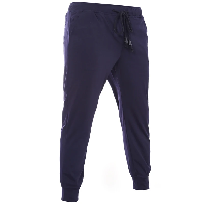 

New 2017 spring autumn period big size 4xl men Dark navy breathable joggers hip hop Streetwear foot trousers Sports pants
