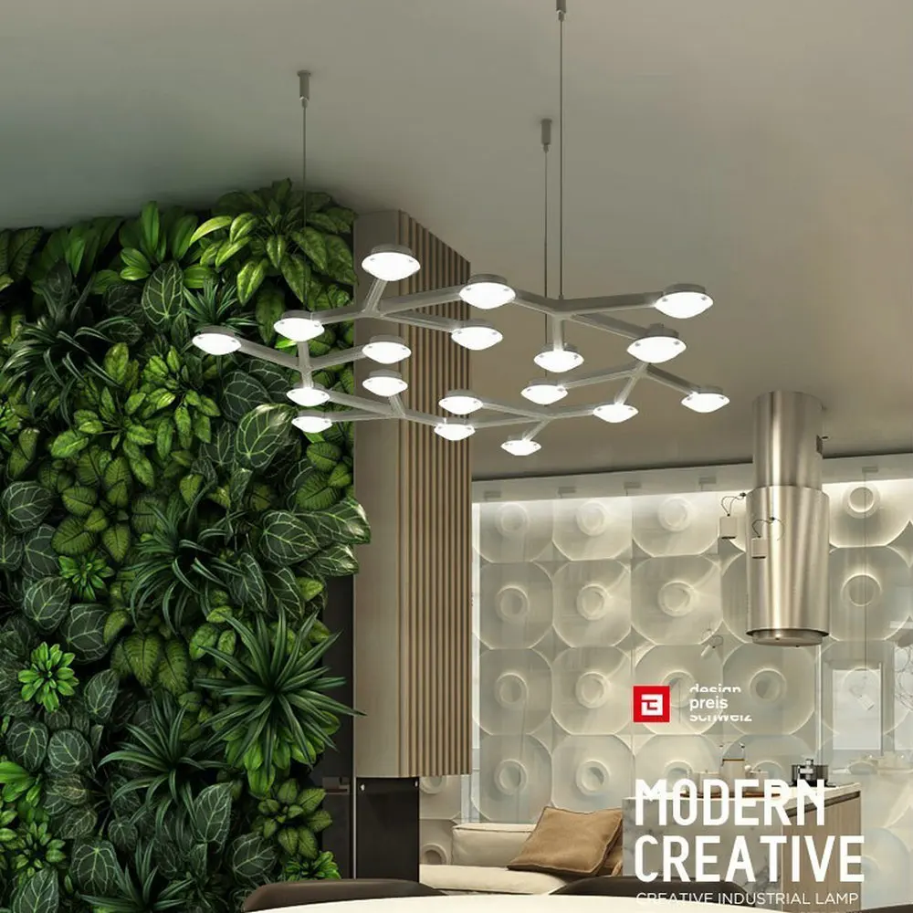 Современный художественный дизайн LED звезда Слива hanglamp Декор подвесные