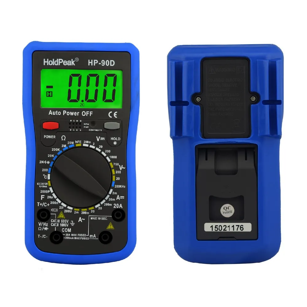 

Multimeter Digital Holdpeak Professional Digital Multimeter Meter Multimetro Digital Temperature/frequency/capacitance Tester