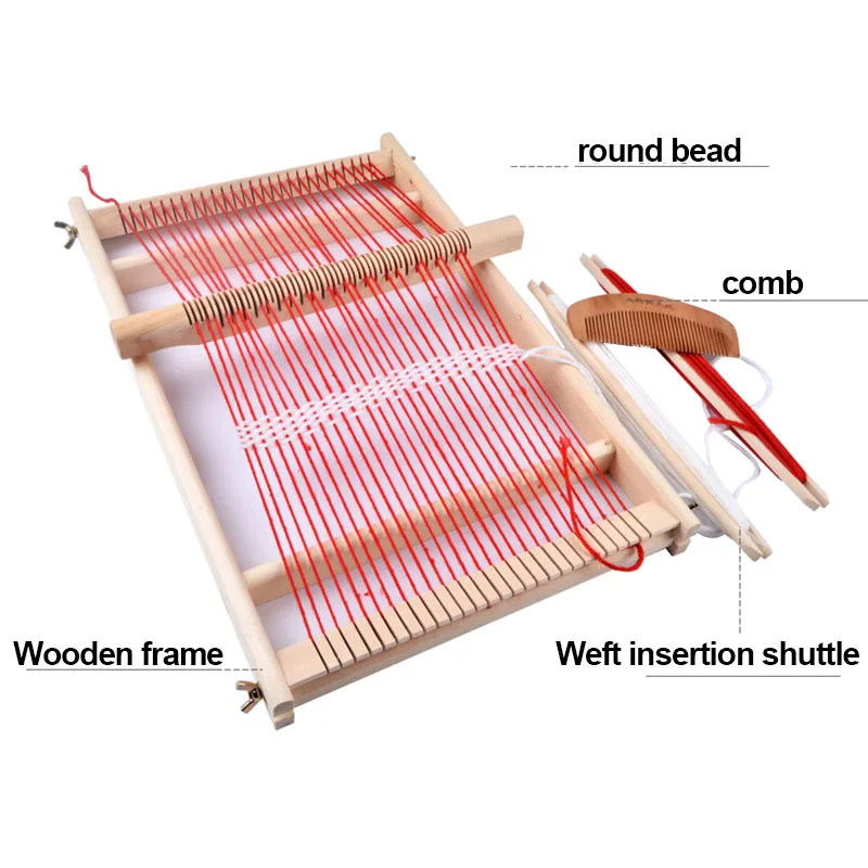 Деревянный многофункциональный ручной тканый ткацкий станок для взрослых и детей TB распродажа