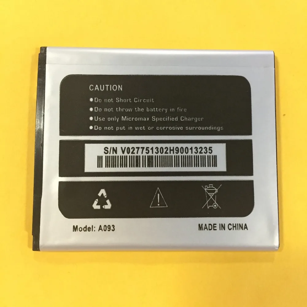 MLLSE A093 3 7 V Высококачественная фотобатарея Для Micromax A093|battery for|battery for micromaxmobile phone