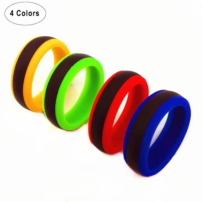 Съемное силиконовое кольцо для мужчин и женщин 4 вида цветов спорта йоги помолвки