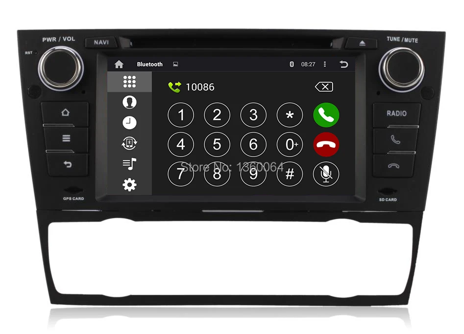 Sale RK3188 Quad Core 2 Din Auto Radio PC Android 5.1.1 Car DVD Head unit  For BMW E90 E91 E92 E93 With GPS Bluetooth 3G WiFi DVR 6