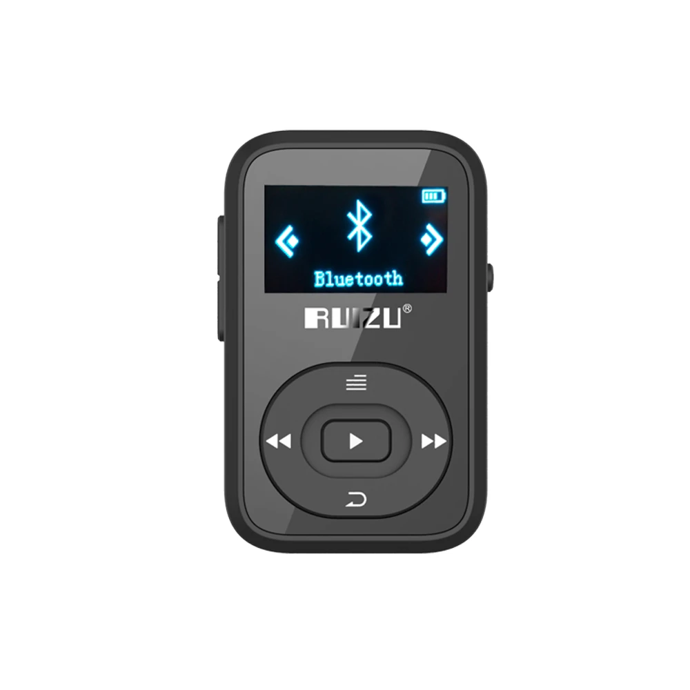 MP3 плеер ruidu X26 с мини-зажимом, Bluetooth, 8 ГБ, с экраном, FM радио, диктофон, поддержка SD карты+ спортивная повязка на руку