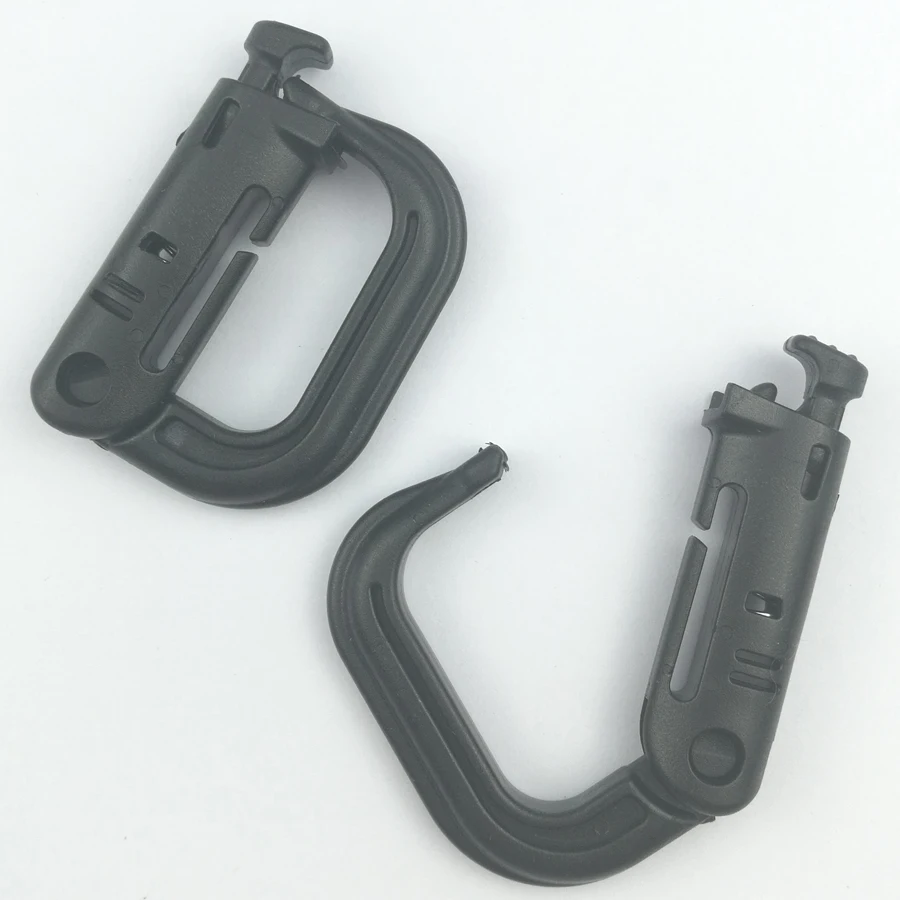 

1Pcs Climbing Tools Backpack Shackle Snap D Locking Ring Mount D-Ring Clip KeyRing New Carabiner Hook Buckle Climbing Outdoor