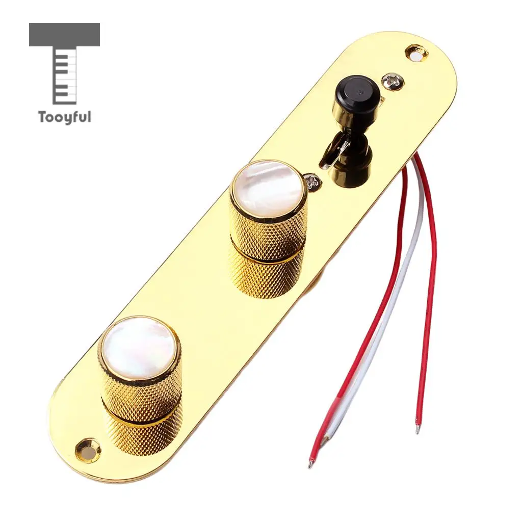 Buy Tooyful Gold 3 Way Wired Loaded Prewired Control Plate Harness Switch Knobs