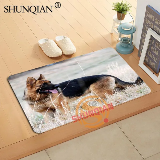 German Shepherd Dog Doormat Custom Your Mats Print slip resistant Door