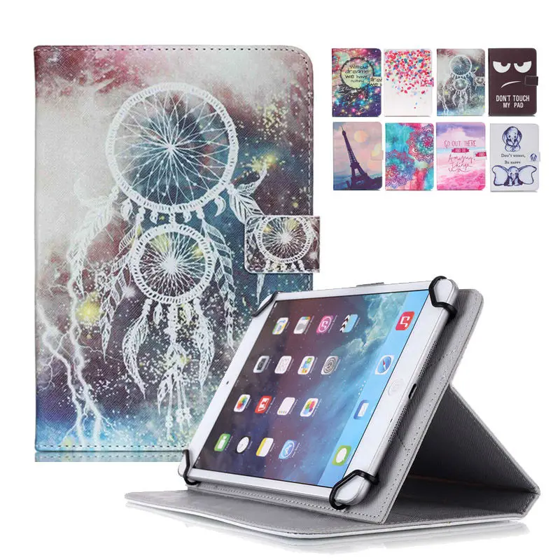 

10 inch Universal Tablet Cases for Digma iDrQ10/IDsQ10/iDsD10/iDxD10 3G 9.7 inch PU Leather Case Cover+Center Film +pen KF553C