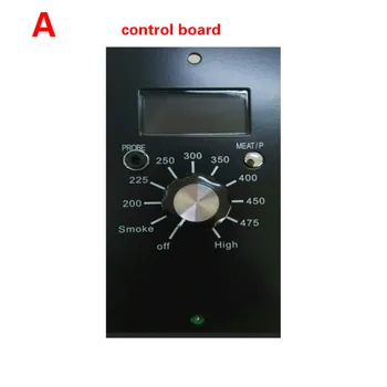 

Digital Temperature Controller Digital Display Thermostat for wood pellet oven feeding system control board with meat probe 120v
