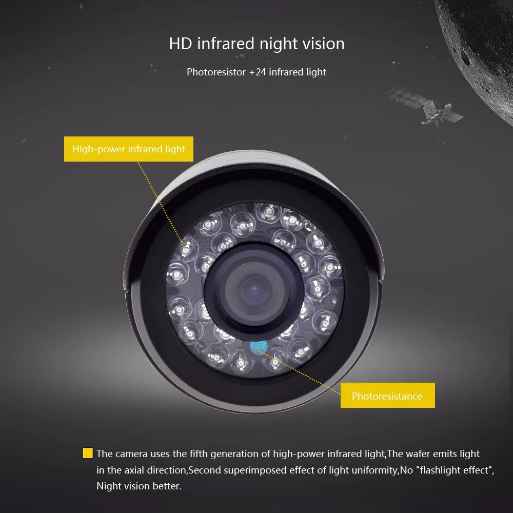 GADINAN Analog CCTV Camera 800TVL 1000TVL Bullet IP66 Waterproof HD 3.6mm Lens IR Cut Filter Night Vision Mini ABS Housing outdoor cctv