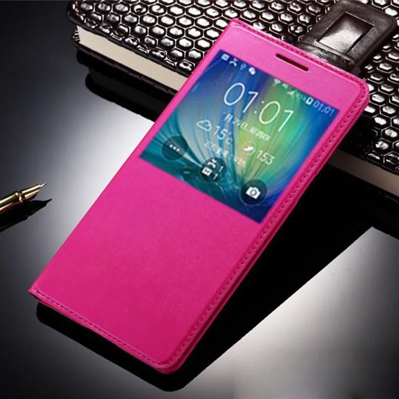 

For Huawei G Play Mini Case Pu Leather view window case flip back cover on Honor 4C CHM-U01 honor4c