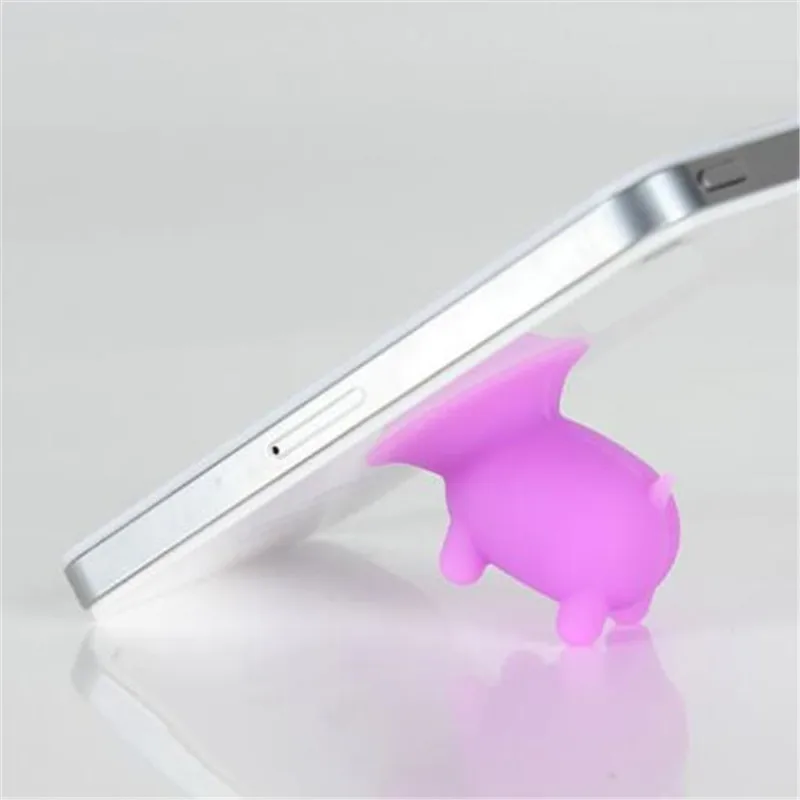 

Cartoon Cute Pig Silicone Suction Cup Holder Sucker Stand For Iphone 6S 7 8 Plus For Sumsung Mobile Phone Cellphone