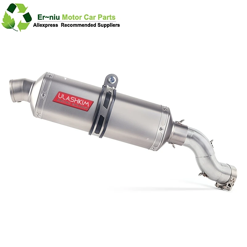 

Motorcycle Full System Exhaust Escape Slip-On For kawasaki Ninja 900 Z900 Modified Middle Link Pipe