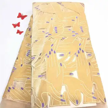 

Fashion Nigerian Tulle Lace Fabric Fast Shipping African Lace Fabric For Wedding Embroidery French Lace Fabric With Stones 1447
