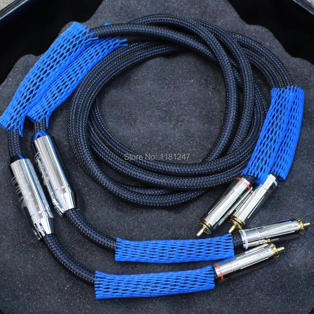 

1 pair 1.5m 25th Classic Anniverary 770i RCA interconnect audio cable