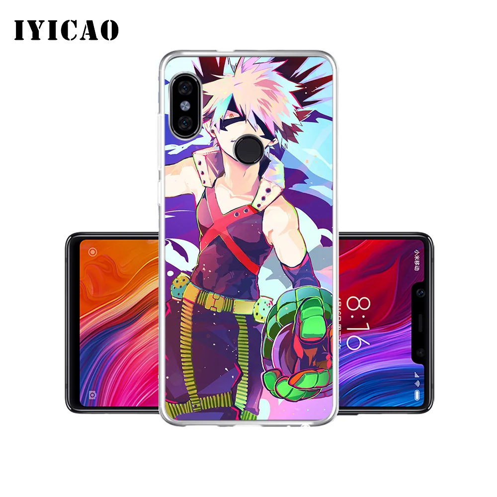 Мягкий силиконовый чехол для телефона IYICAO My Hero academic Xiaomi Mi 9 8 SE 6 A1 A2 Lite F1 MIX2S MIX3 из