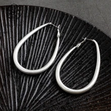 Серебряные золотые серьги-гвоздики в форме капли воды для женщин, трендовые металлические серьги-подвески в виде капли, геометрические модные ювелирные аксессуары