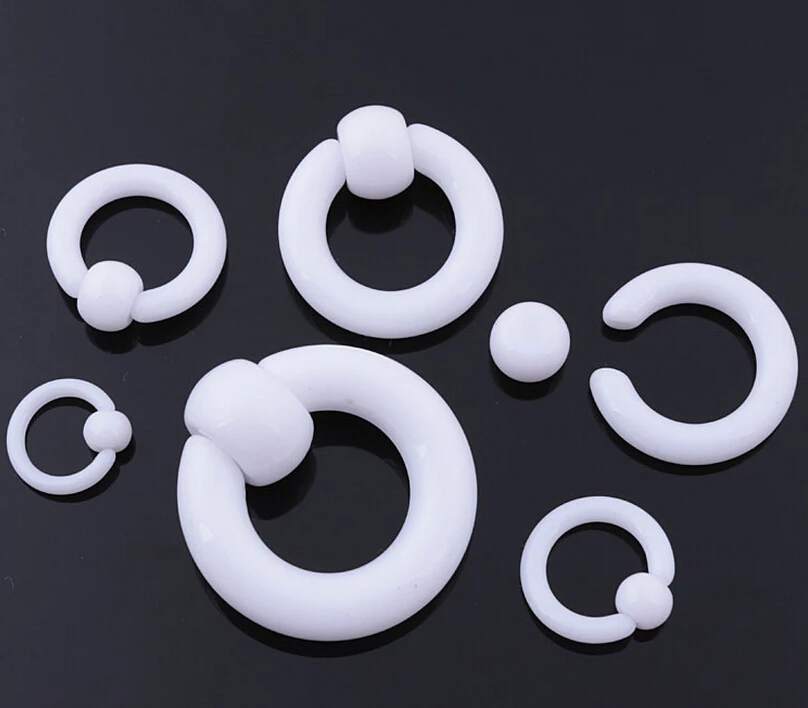 UV Acrylic Ear Gauges Plugs And Tunnels Stretching Expander nipple