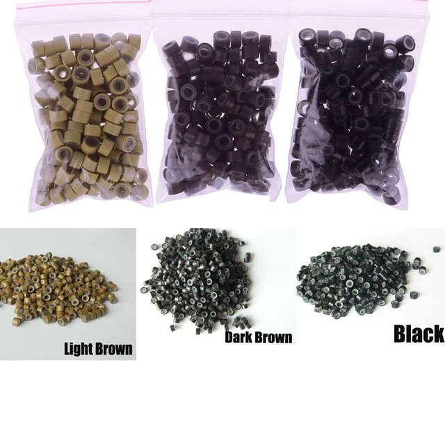 Buy 100 Pcs/Lot 3mm Micro Ring Beads Silicone Micro