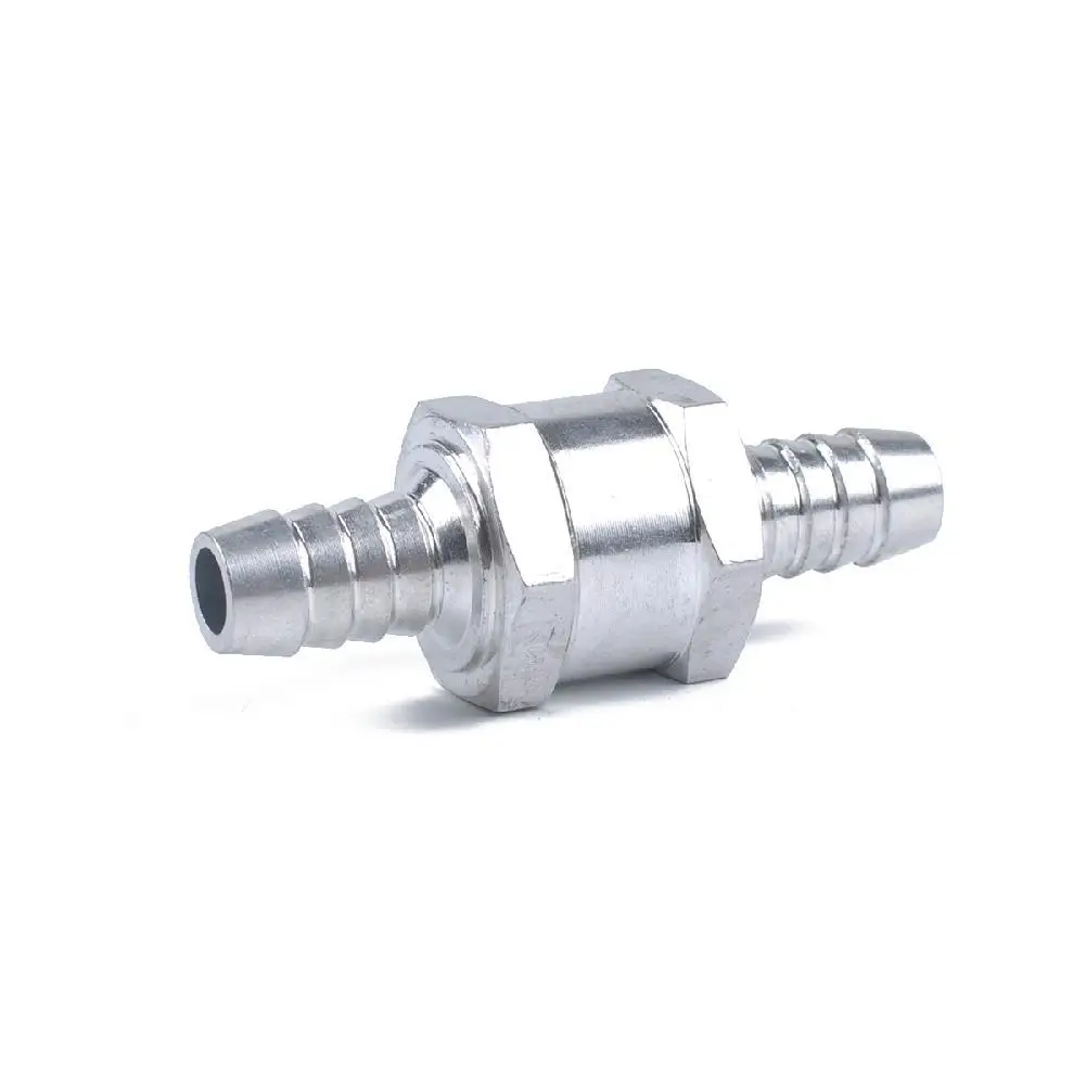 

Aluminium Alloy One Way Fuel Non Return Check Valve Petrol Diesel Fit Carburettor 6/8/10/12mm Accessories