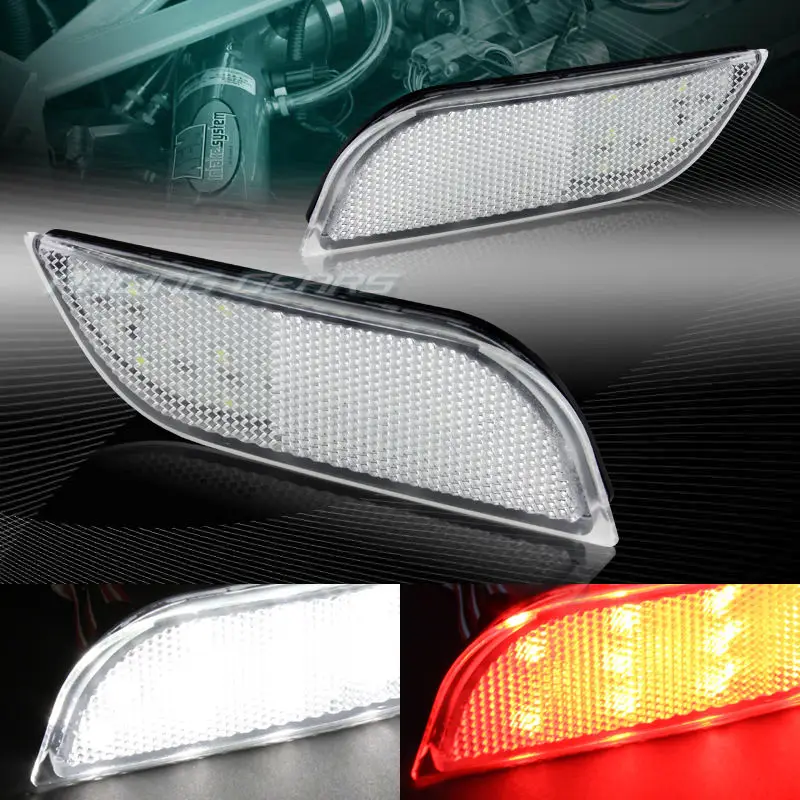 

2x LED Rear Bumper Reflector Tail Brake Stop Driving Light For Subaru Impreza WRX STI XV Crosstrek Legacy Exiga Levorg 2013-15