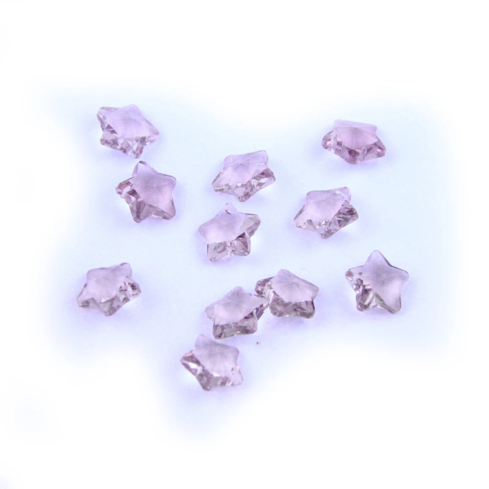 

14mm Lilac Crystal Five Stars Beads K9 Glass Jewelry Accessories Beads 100-2000pcs For Diy &Home Wedding Decoration
