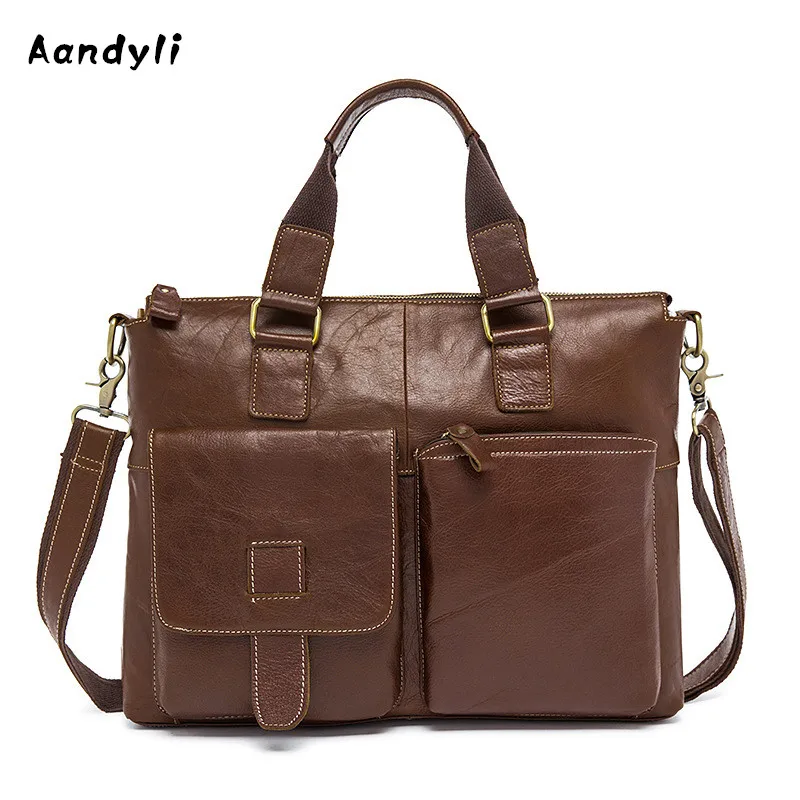 

Men's crossbody bag iPad Handbags Tabelt Cowskin shoulder bag Designer Men Messenger Bags