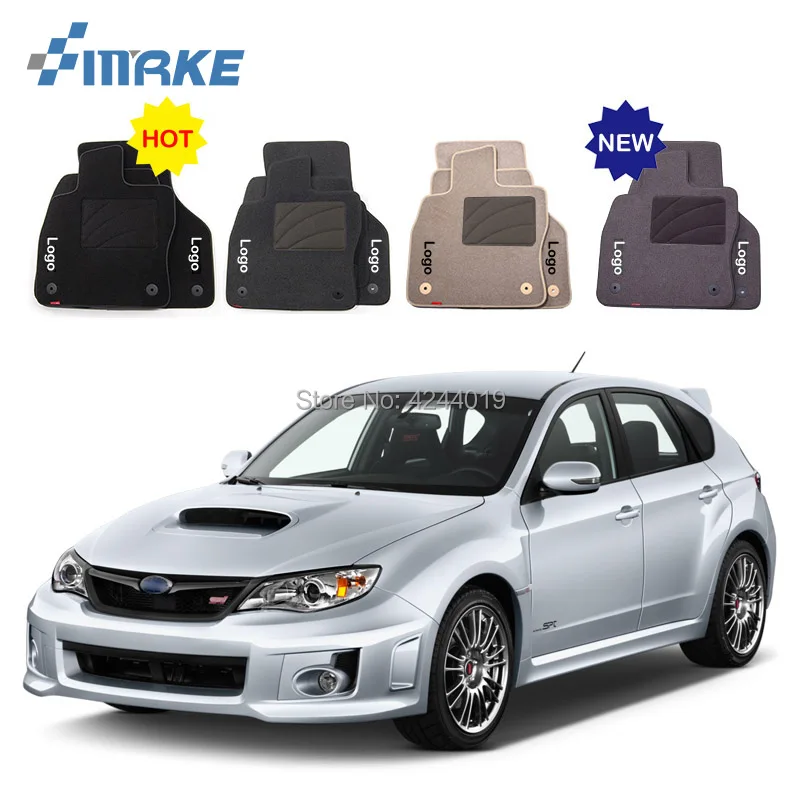 For Subaru Impreza Car Floor Mats Front Rear Carpet Complete Set Liner