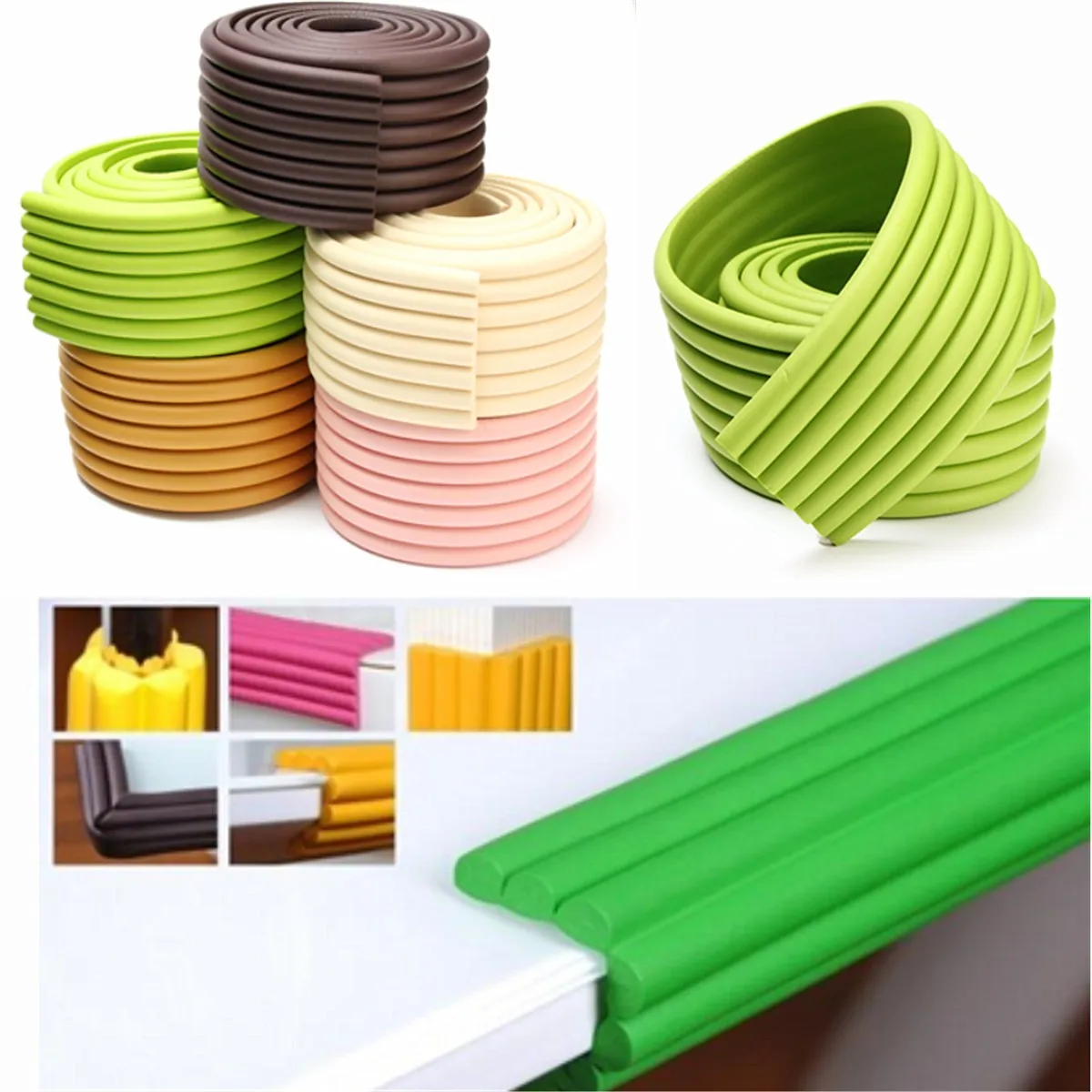 

W shape baby safety Corner protectors Baby Safety Table Desk Cover Corner Protector Cushion Softener Protection