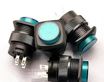 

10PCS R16-504BD Without Lock ON/OFF LED Light Latching Push Button Switch Green red yellow