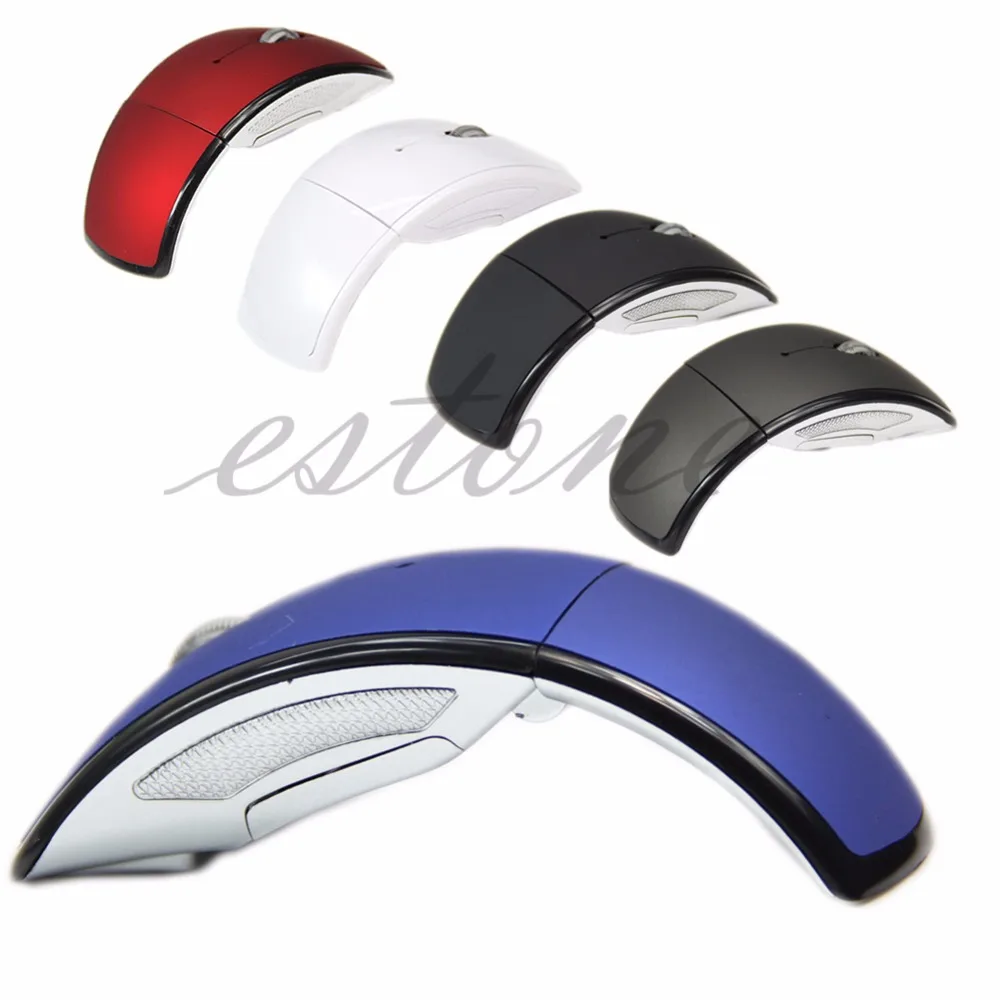 

1 Set Mice USB 2.4G Snap-in Transceiver Fold Wireless Mouse Cordless Folding Mouse High Speed New
