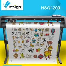 Vicsign HSQ1200 4" режущий плоттер машина с серводвигателем/автоматическая контурная резка самоклеющиеся виниловый резак+ лезвие Roland