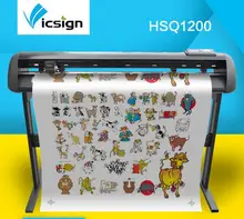 Vicsign 48″ HSQ1200 Cutting Plotters Machine With Servo Motor/Automatic Contour Cutting Self Adhesive Vinyl Cutter+Roland Blade
