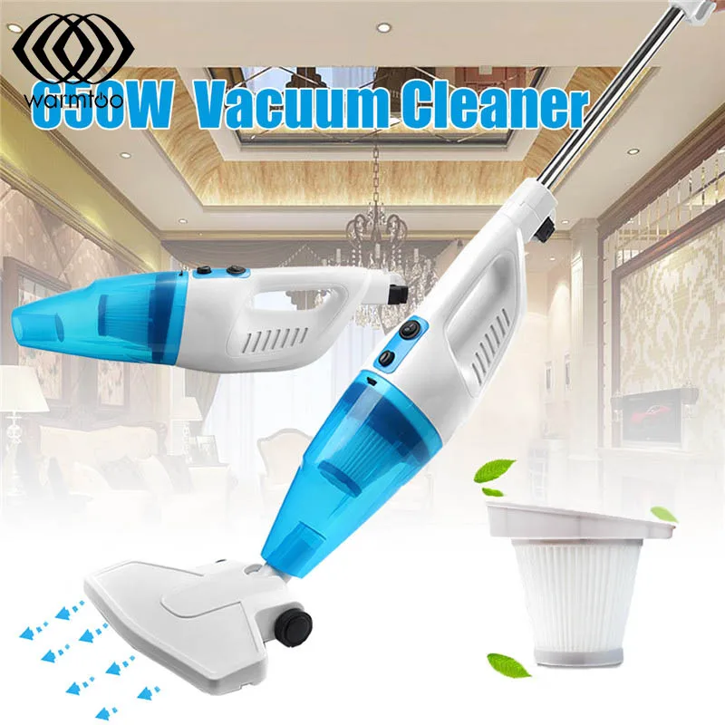 

Ultra Quiet Portable Hand Vacuum Cleaner 650W Bagless Rod Mini Vacuum Cleaner Hepa Filter Dust Collector Aspirator Floor Cleaner