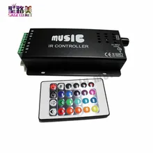 best price DC12 24V 24 Keys music controller IR remote RGB controller Sound Sensitive for