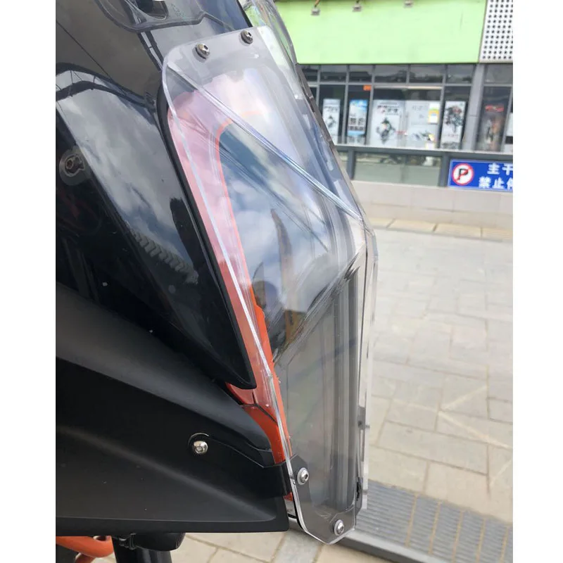 Для KTM 1290 супер Приключения R 1290 супер Приключения S Прозрачный Защита фар защита фар