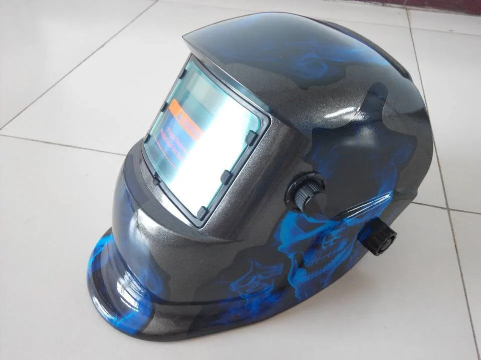 Blue Flame Skull domineering exposed cap/welding lens for welding machine OR plasma cutterin