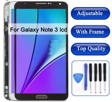 N9005 LCD 5.7 Inch for SAMSUNG Note 3 lcd Touch Screen Digitizer N9005 display for Galaxy note 3 lcd Frame button newtop toughened glass screen protector for samsung galaxy note 3 n9000 n9005 transparent