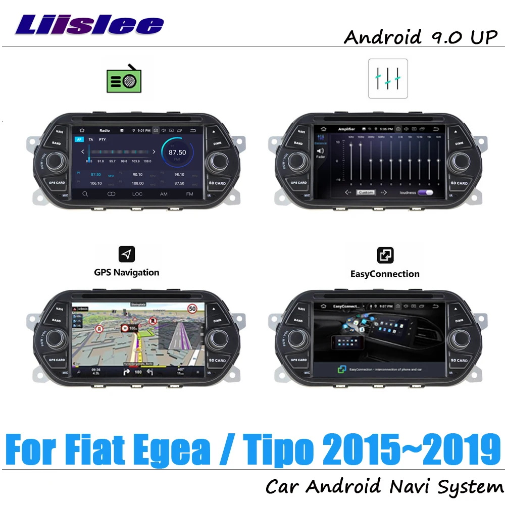 Clearance Car Auto Navigation System For Fiat Egea/Tipo 2015 2016 2017 2018 2019 Android Multimedia CD DVD Player Radio HD Screen Display 1