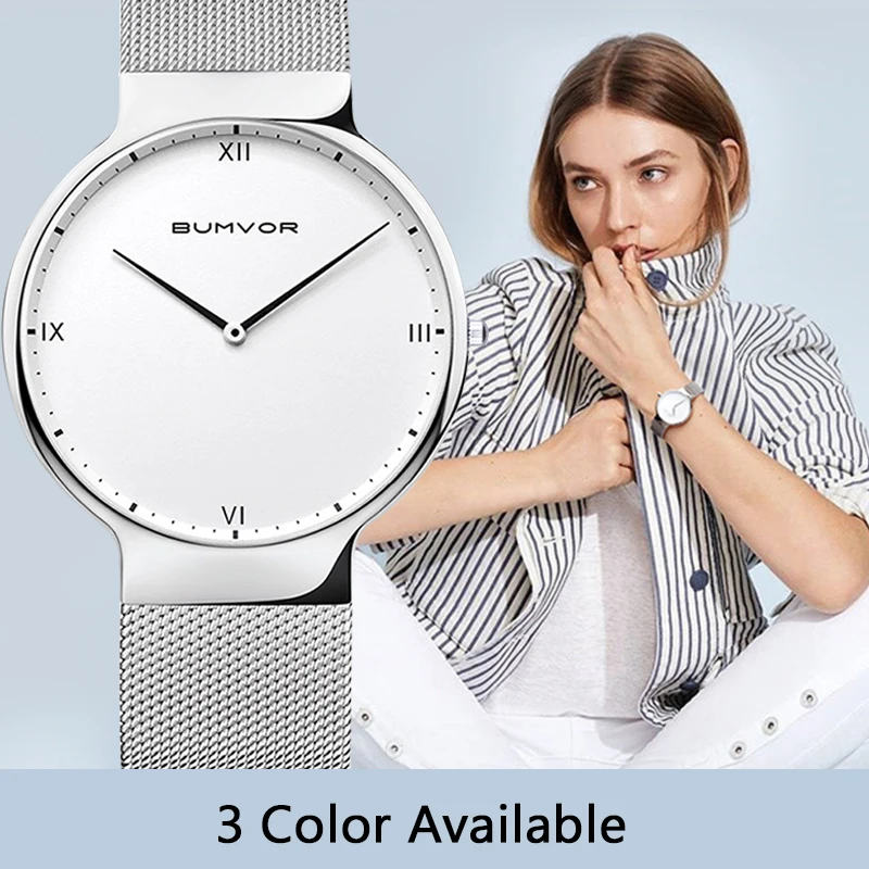Montre Femme современная мода Reloj Mujer черные кварцевые часы для женщин сетчатый Браслет