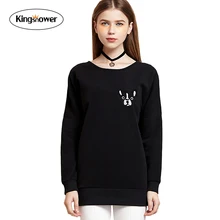 Autumn Winter Women’s Hoodies Sweatshirts Puppy Dog embroidery Loose Kawaii Cute Pullover Girl’s Coat Tracksuit Blouses Z0056