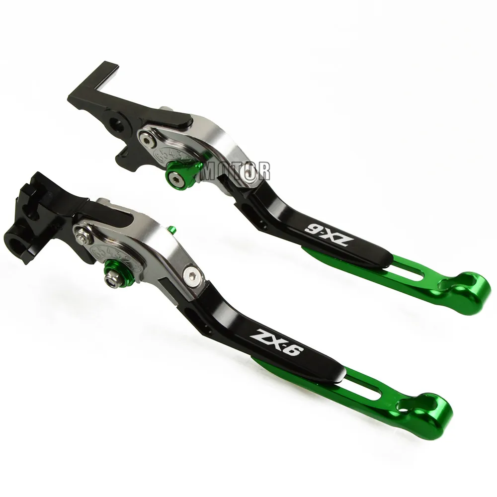 Для Kawasaki ZX 6 9 R ZX6 ZX9R ZXR 400 ZXR400 все годы ZZR 600 ZZR600 1990 2004 CNC регулируемые рычаги