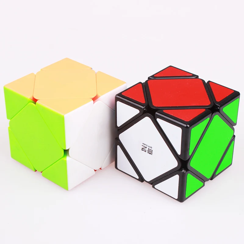 Qiyi Megaminxeds Stickerless Pyramid cube Professional Magic Speed Cube Puzzle Special Shape Mirror Cubo Magico Toy For Children