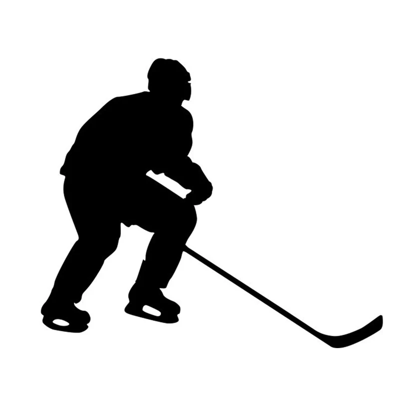 

Sport ice hockey player graphic decal vinyl sticker for Car Truck SUV window wall bumpers