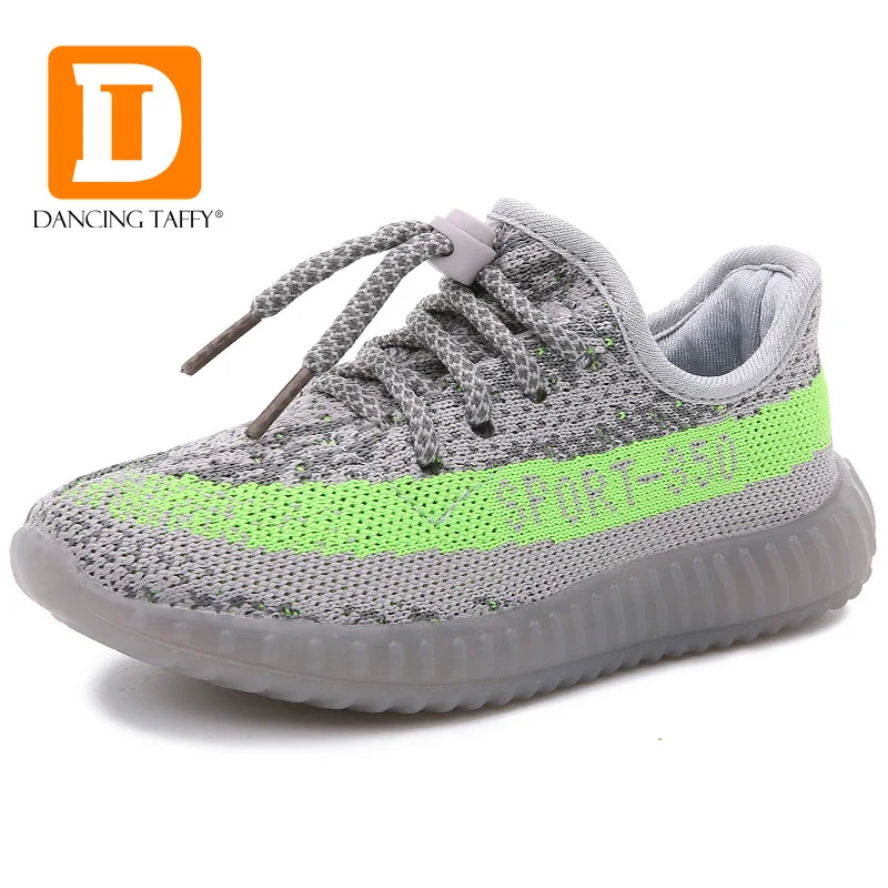 

2017 New Spring Kids Shoes Brand Breathable Sports Children Shoes Fashion 350 Young Boys Girls Yeezy Mesh Run Sneaker