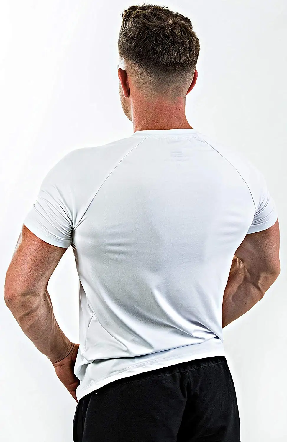 Мужские футболки, летние спортивные футболки для бега, мужская одежда с коротким рукавом, Повседневная футболка с круглым вырезом, быстросохнущая футболка для фитнеса, спортивная одежда